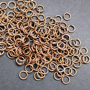 5mm-Jump Rings-Antique Copper Finished